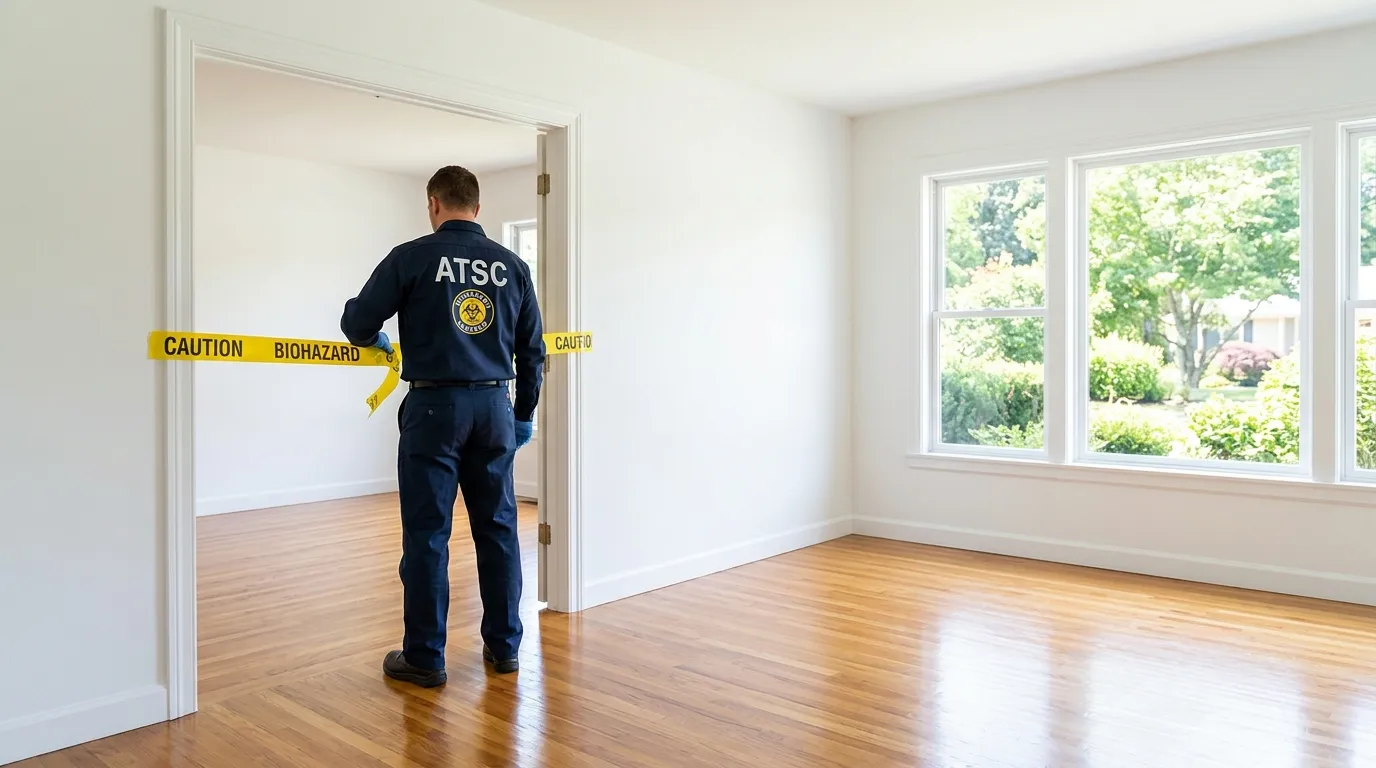 Certified biohazard cleanup crew performing Crime Scene Cleanup in Miramar